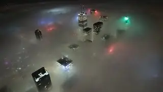 Foggy City at NIGHT
