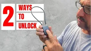 Fingerprint Cable Lock Come and See It In Action