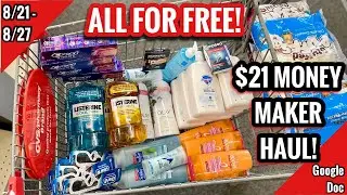 CVS Free & Cheap Couponing Deals & Haul | 8/21 - 8/27| Personal Care Money Makers! $21 Profit! 🙌🏽