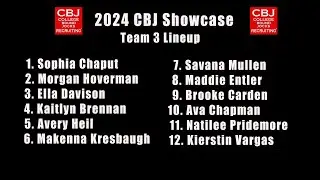 2024 CBJ Showcase Game 2