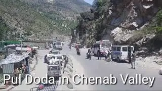 Pul Doda in Chenab Valley in Jammu and Kashmir