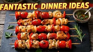 The Perfect Pan-Fried Chicken Skewers