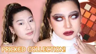 GLAM HALLOWEEN MAKEUP LOOK USING JEFFREE STAR PRICKED COLLECTION | UNBOXING | Roanne Barroga