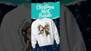 Unique Christmas Shirt DTF Bundle Reveal: Cow Print, Cats, & More!