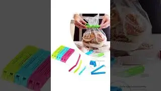 Food snack bag pouch clip sealer.