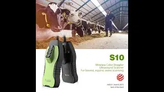 S10 wireless  color Doppler ultrasound scanner for bovine, equine, horse, cattle.