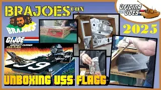 Live 007: USS FLAGG UNBOXING - Brajoes Con 2025, S&atilde;o Paulo, Brazil - PT/BR @oficinadosjoes
