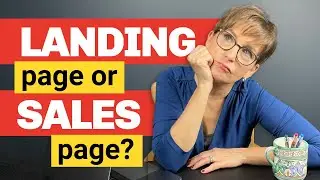 Sales Page vs Landing Page &mdash; Which One Do You Need?