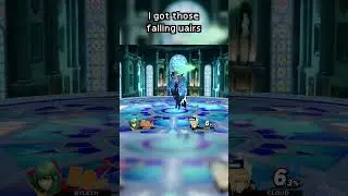 Falling up air #ssbu #ssbuclips #ssbucloud #smashclips #smashbros #スマブラ  #shorts #スマブラsp