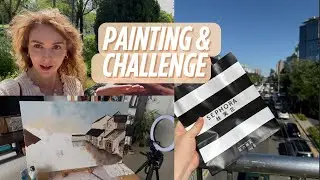 Painting and challenge week! #PaintingVlog #BeijingLife #NoOnlineOrders