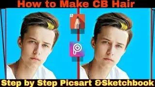Edit hair like CB IPicsart Tutorial In Hindi Hair Style PNG I| Picsart/Sketchbook Tutor...