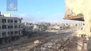 Targeting of enemy's fortification in Taiba sector in Joubar by the the artillery brigade