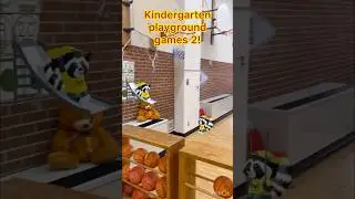 Kindergarten PE playground games 2! #pe #education #fun #physicalactivity #foursquare #basketball