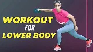 Shape Thighs & Legs | Lower Body Fat Burning Workout | Fit with Palak