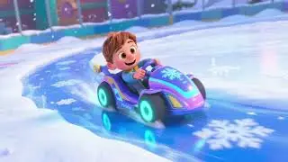 ❄️ Frozen Lane Racer | Fun Winter Racing Adventure for Kids! 🚗⛄