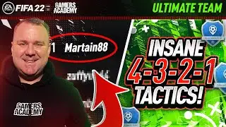 FIFA 22 - INSANE PRO PLAYER (4321) CUSTOM TACTICS + PLAYER INSTRUCTIONS!!
