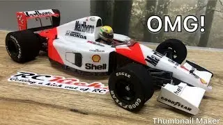 Vintage Tamiya RC Car F1 McLaren MP4/6 Honda Kit build - Part 2