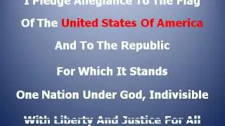 I Pledge Allegiance To The Flag by Robert Casale