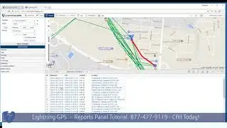 Understanding the Reports Panel on the Lightning GPS Cloud Software