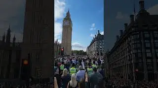 Big Ben rings for the Elizabeth II's Funeral #shorts