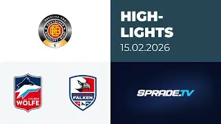 15.02.2026 - Highlights - Selber W&ouml;lfe vs. Heilbronner Falken