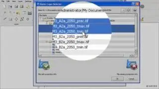 Projecting a model into a future climate scenario using the openModeller QGIS plugin