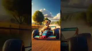 #CheetahRacer #Funny3D #WildRacing #AnimalDriver #3DAnimation #EpicRace #Formula1Fun #CinematicArt