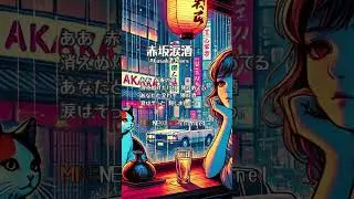【演歌・ENKA】赤坂涙酒 #short #song #citypop #enka #japanesemusic #シティポップ #日本の音楽 #演歌 #LoFi