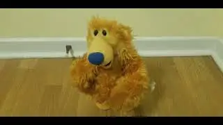 1999 Fisher Price Bear In The Big Blue House Love to Dance with Bear Toy with no sound box