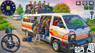 Realistic City Van Driving: city mini bus long drive real Vietnam van simulator - android gameplay