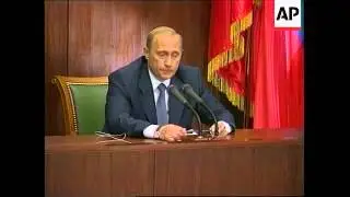 Putin presser includes missile defence and Lenin's grave.