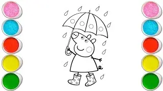Peppa Pig Drawing, Painting & Coloring For Kids and Toddlers_ Child Art