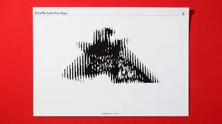 Giraffe turn his face: Animated Optical Illusion 19
