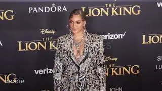 Beyonc&eacute; at the World Premiere of Disney's 