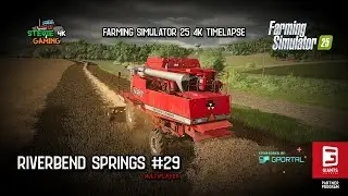 Riverbend Springs/#29/Harvesting & Working Our New Field/Canola Harvest/Plowing/FS25 4K Timelapse