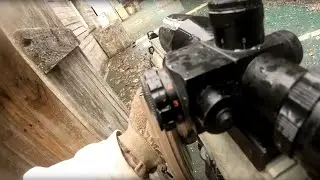 WE SCAR-L GAS BLOW BACK AIRSOFT GAMEPLAY| SIN CITY @BarriePaintball