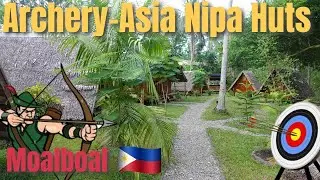 AWESOME Archery-Asia Nipa Huts Moalboal Philippines - Sleep close to nature.