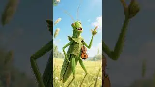 The Ant & the Grasshopper ❄️🐜 | Planning Ahead Moral Story | AI World #Shorts