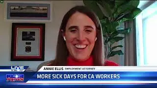 New California Law Increases Sick Days for Workers