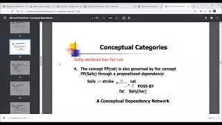 L18- Strong Slots and Filler Structures- Conceptual Dependency