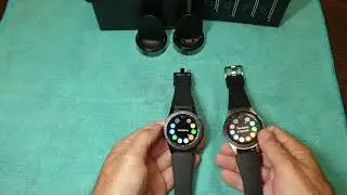 Samsung Galaxy Watch распаковка и сравнение с Gear S3 frontier
