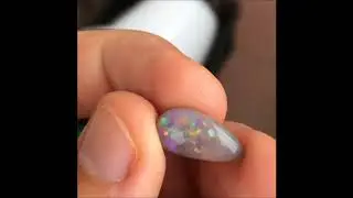 Harlequin Magical Opal 3.17 CT - 15.5 x 8.1 x 4.5 mm