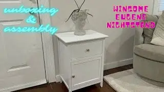 Unboxing & Assembling: Winsome Eugene Table, WhiteNightstand