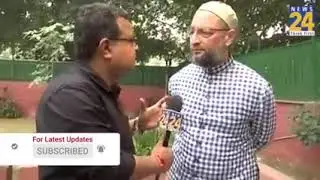 AIMIM president & Hyderabad MP janab asaduddin Owaisi sahab interview