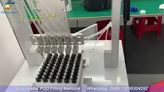 Disposable pod filling machine/CBD VAPE POD filler