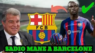 C&rsquo;est officiel : Sadio Man&eacute; signe au FC Barcelone pour 5 ans !