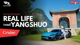 Ekspedisi Wonderland Racing Master menggunakan mobil Porsche 918 Spyder menyusuri map Yangshuo