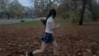 Running sequence test shot (in costume & location) 