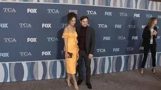 Amber Stevens West and Andrew J West at 2018 Winter TCA Tour FOX All Star Party