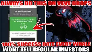 ALWAYS SECURE 100% OF VEVE DROPS! TIPS AND TRICKS THAT MADE ME $200,000 PLUS MARKETPLACE STRATEGIES